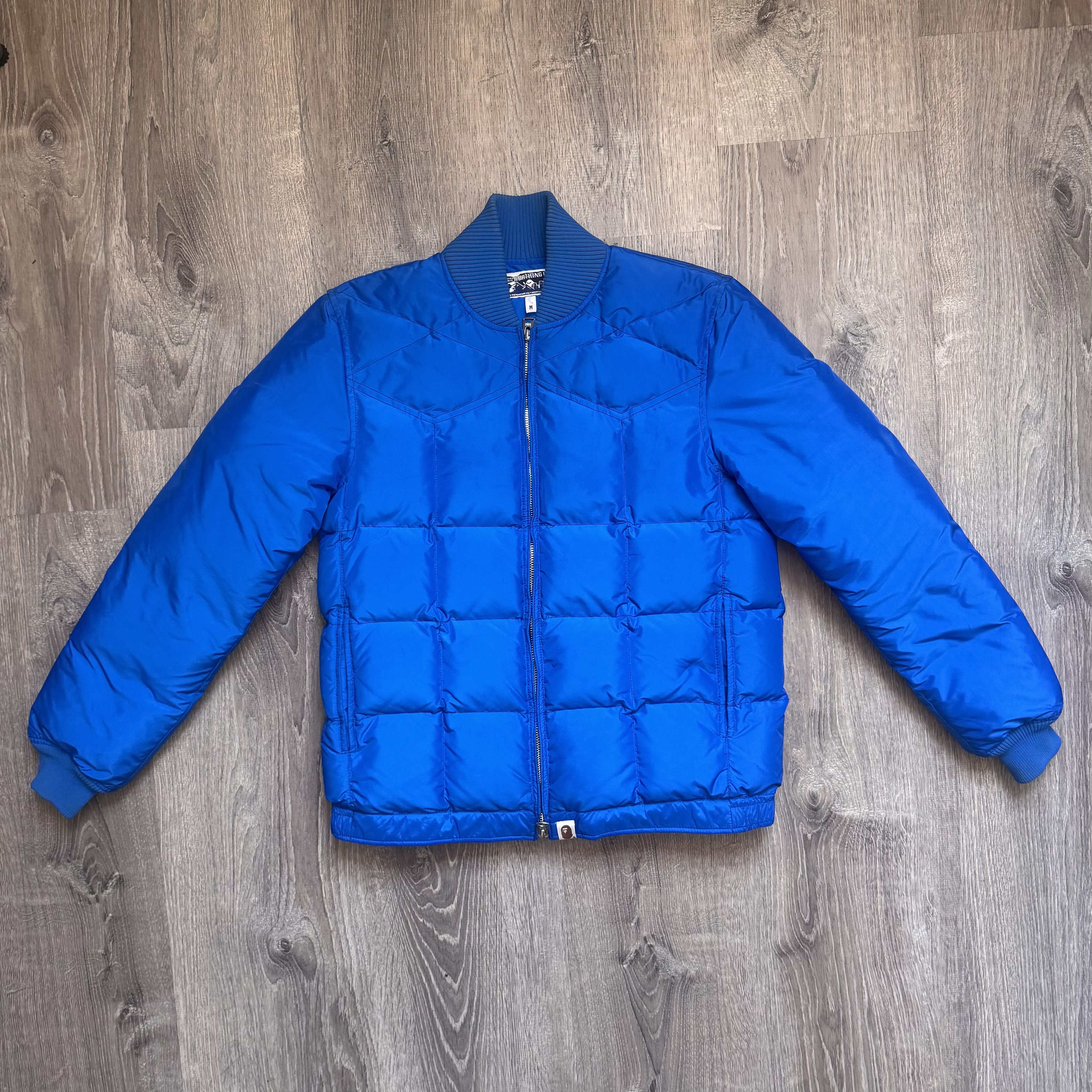 Bape A Bathing Ape Mountain Sports Blue Puffer SAMPLE Jacket Size US M / EU 48-50 / 2 - 1 Thumbnail