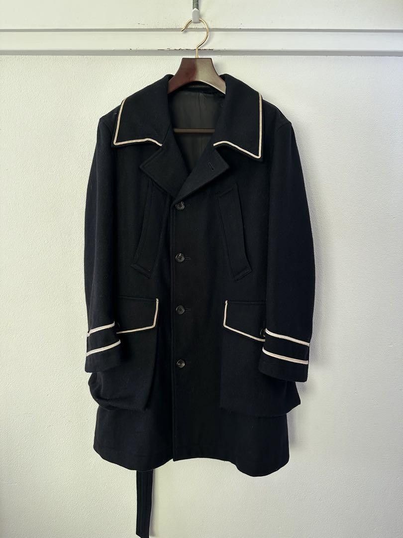 誠にありがとうございますYohji Yamamoto Wool Stitch Trench Coat