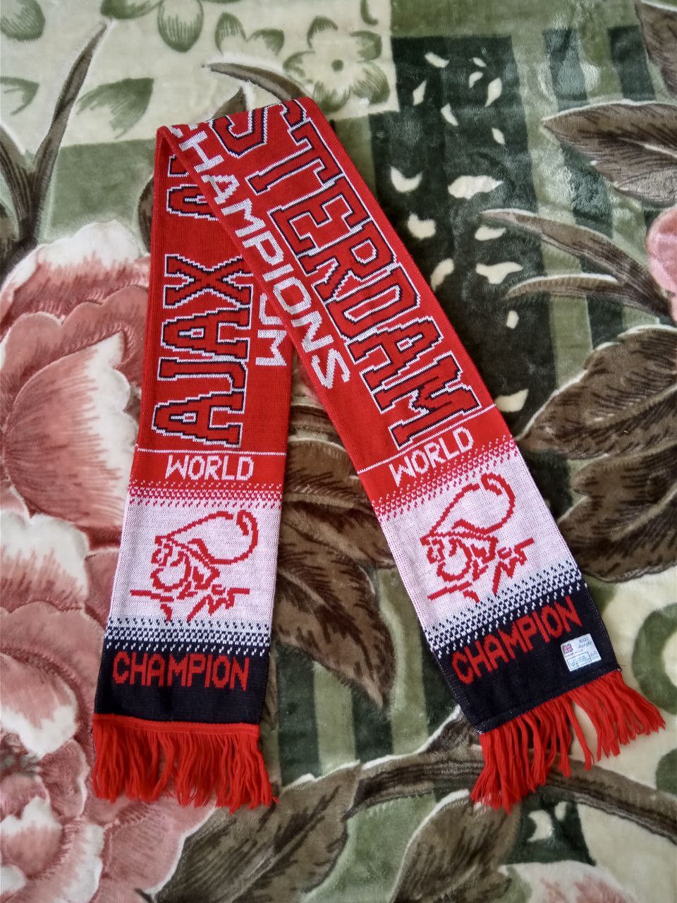 Other Ajax world champions vintage football soccer scarf Size ONE SIZE - 2 Thumbnail