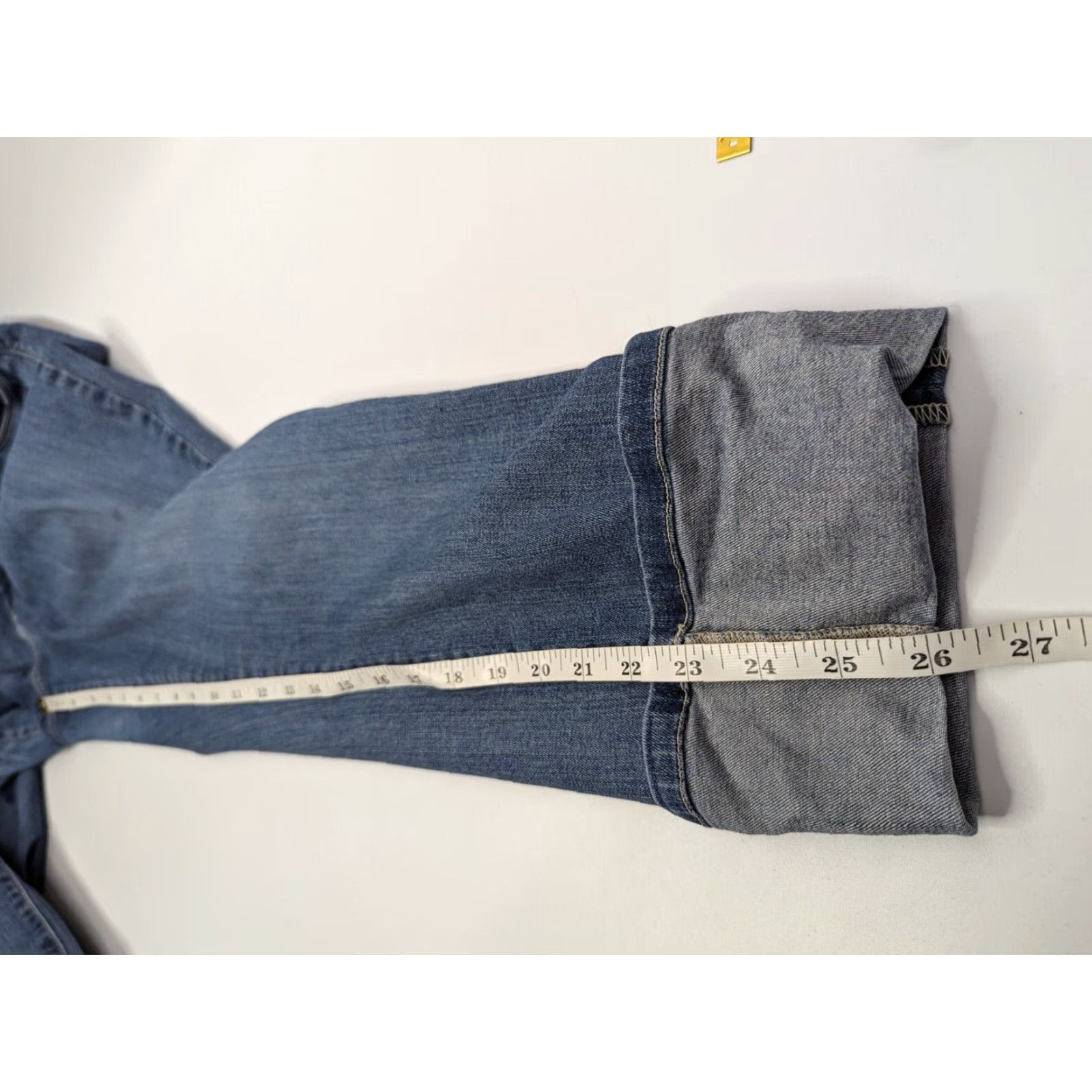 NYDJ NYDJ Not Your Daughters Jeans Women's 14 Capri Cuffed Tapered Lorena Boyfriend Size 36" / US 14 / IT 50 - 4 Thumbnail