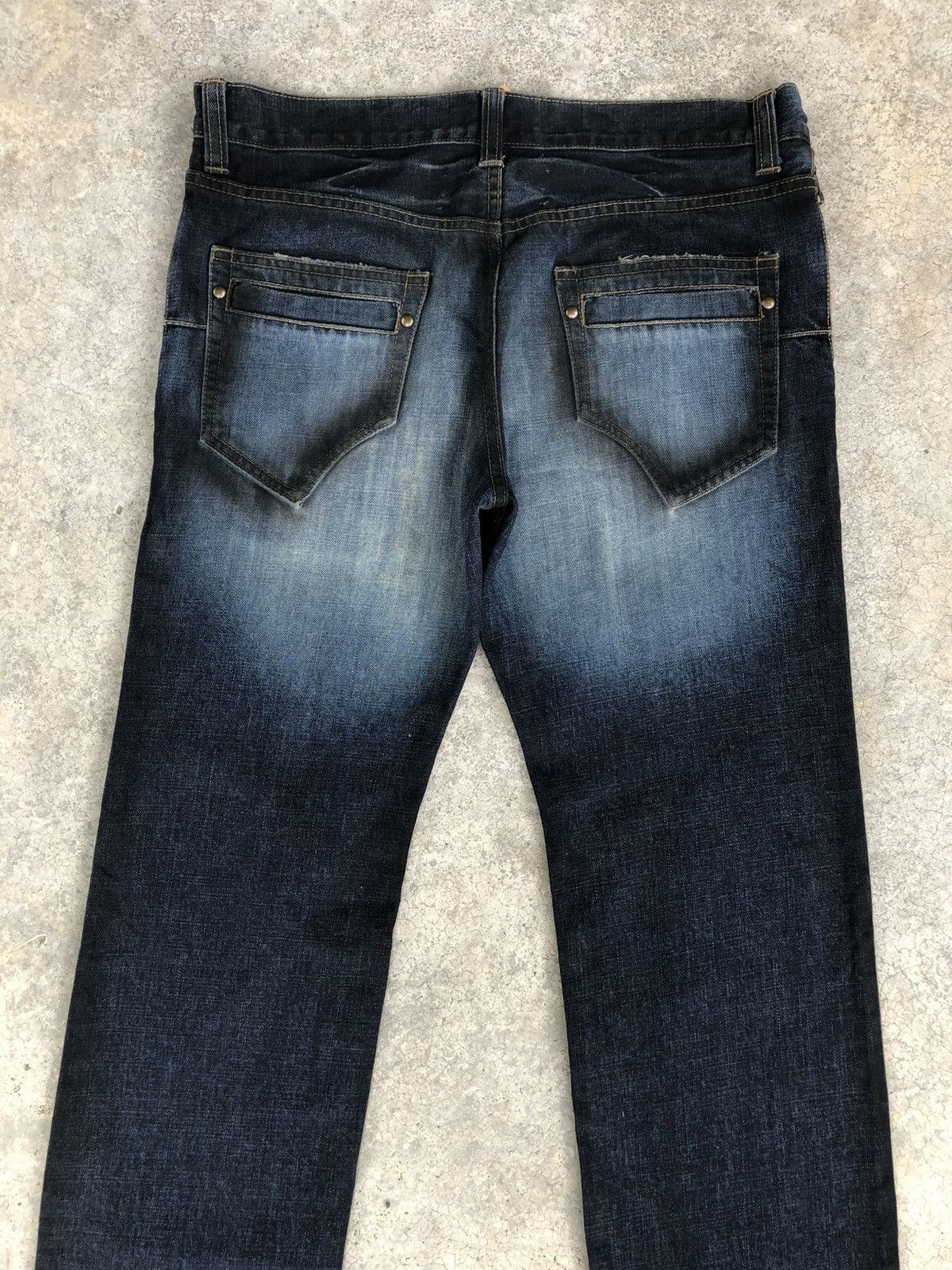 Le Grande Bleu (L.G.B.) Maniac Distressed Jeans Size US 33 - 8 Thumbnail