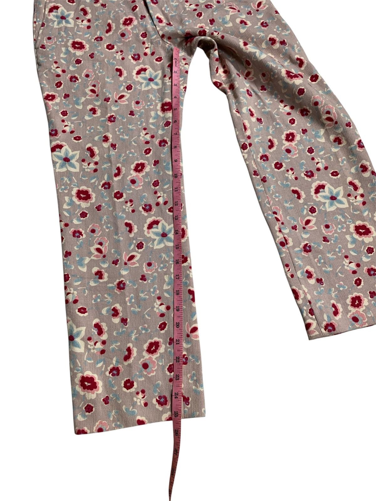 Marni Marni Floral Cotton Linen Pants Size 27" / US 4 / IT 40 - 6 Thumbnail