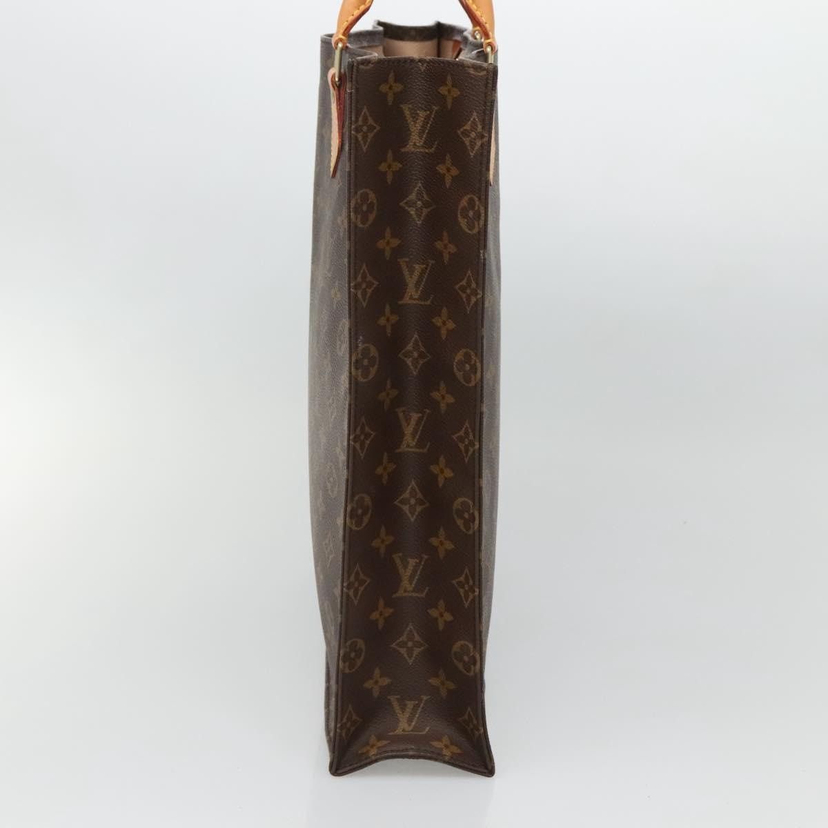 Louis Vuitton LOUIS VUITTON Monogram Sac Plat Hand Bag M51140 Size ONE SIZE - 4 Thumbnail