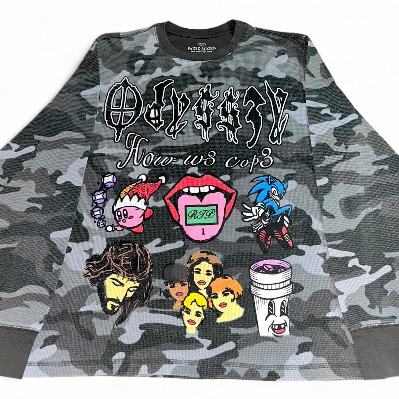 Other Odyss3y 1 of 1 “HOW W3 COP3” vintage thermal tee Size US L / EU 52-54 / 3 - 1 Thumbnail