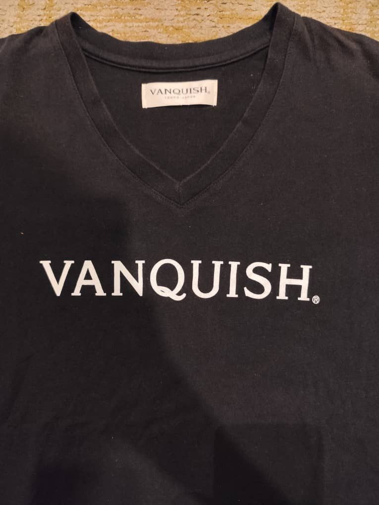 Japanese Brand × Vanquish Vanquish spellout V-neck shirt Size US XS / EU 42 / 0 - 3 Thumbnail