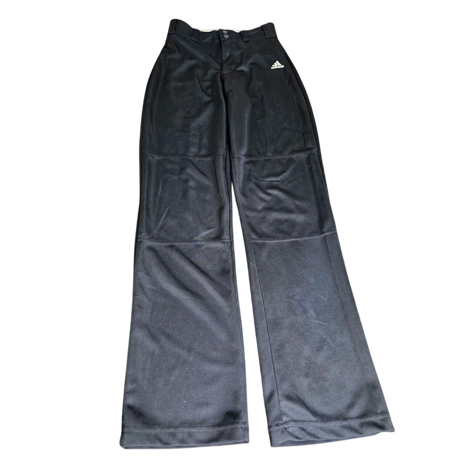 Adidas Adidas Baseball Pants Knickers Climalite Black Men's S Size US 27 - 1 Thumbnail