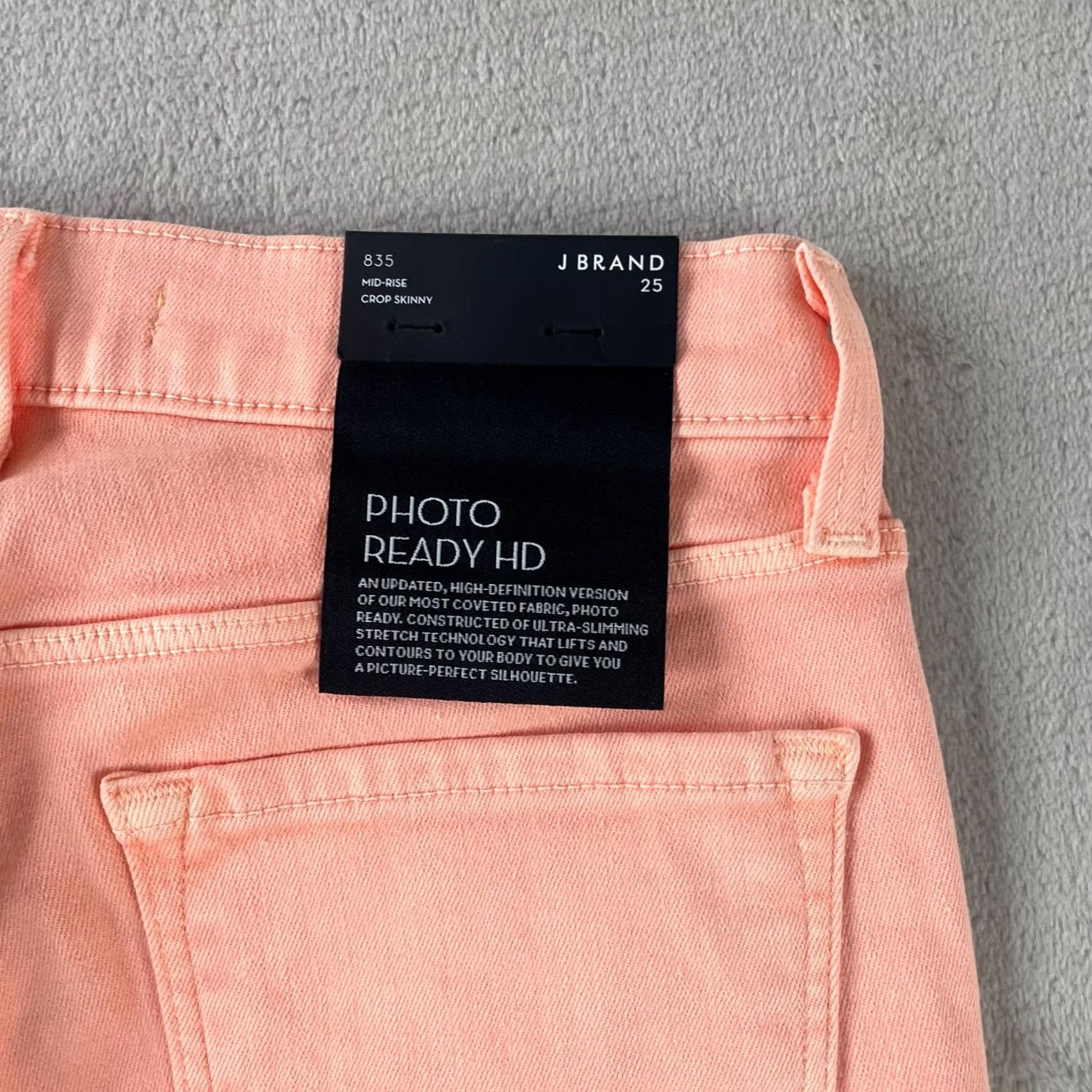 J Brand J Brand 835 Crop Skinny Jeans Women 25 Faded Aeon Photo Ready HD NWT 248 Size 42" / US 20 - 6 Thumbnail