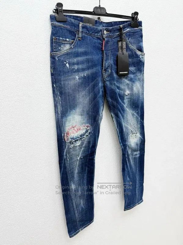 Dsquared2 DSQUARED2 Men's Blue Denim Casual Pants . Size US 34 / EU 50 - 2 Thumbnail
