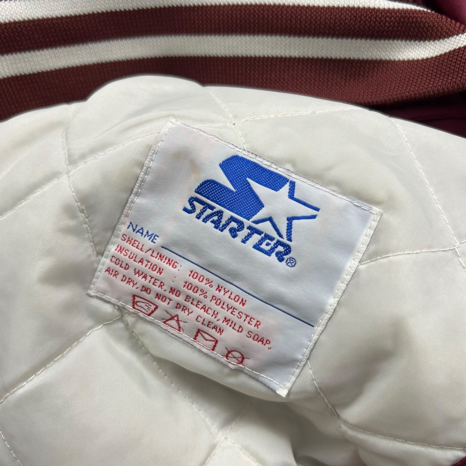 MLB VTG 90s PHILADELPHIA PHILLIES STARTER SATIN JACKET SPELL OUT Size US M / EU 48-50 / 2 - 8 Thumbnail