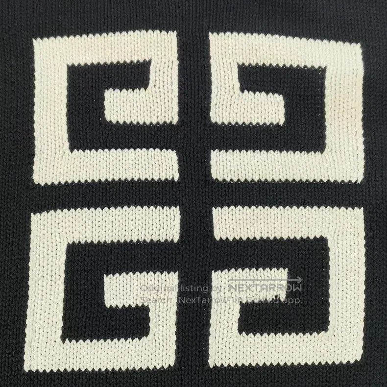 Givenchy Givenchy Sweater (Large Logo Embroidery Front and Back) Size US S / EU 44-46 / 1 - 3 Thumbnail
