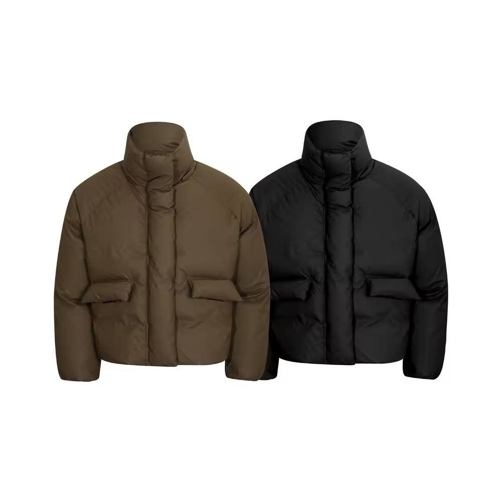 Japanese Brand × Vintage winter warm down jacket with removable hood Size US L / EU 52-54 / 3 - 4 Thumbnail