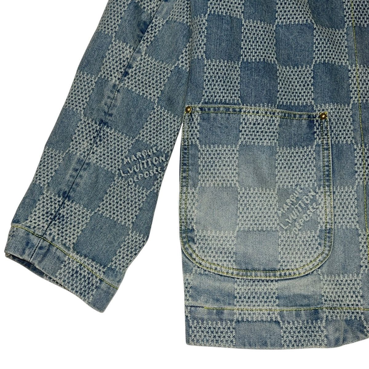 Louis Vuitton LOUIS VUITTON 2024AW Pharrell Williams Damier Denim Jacket Size US L / EU 52-54 / 3 - 3 Thumbnail