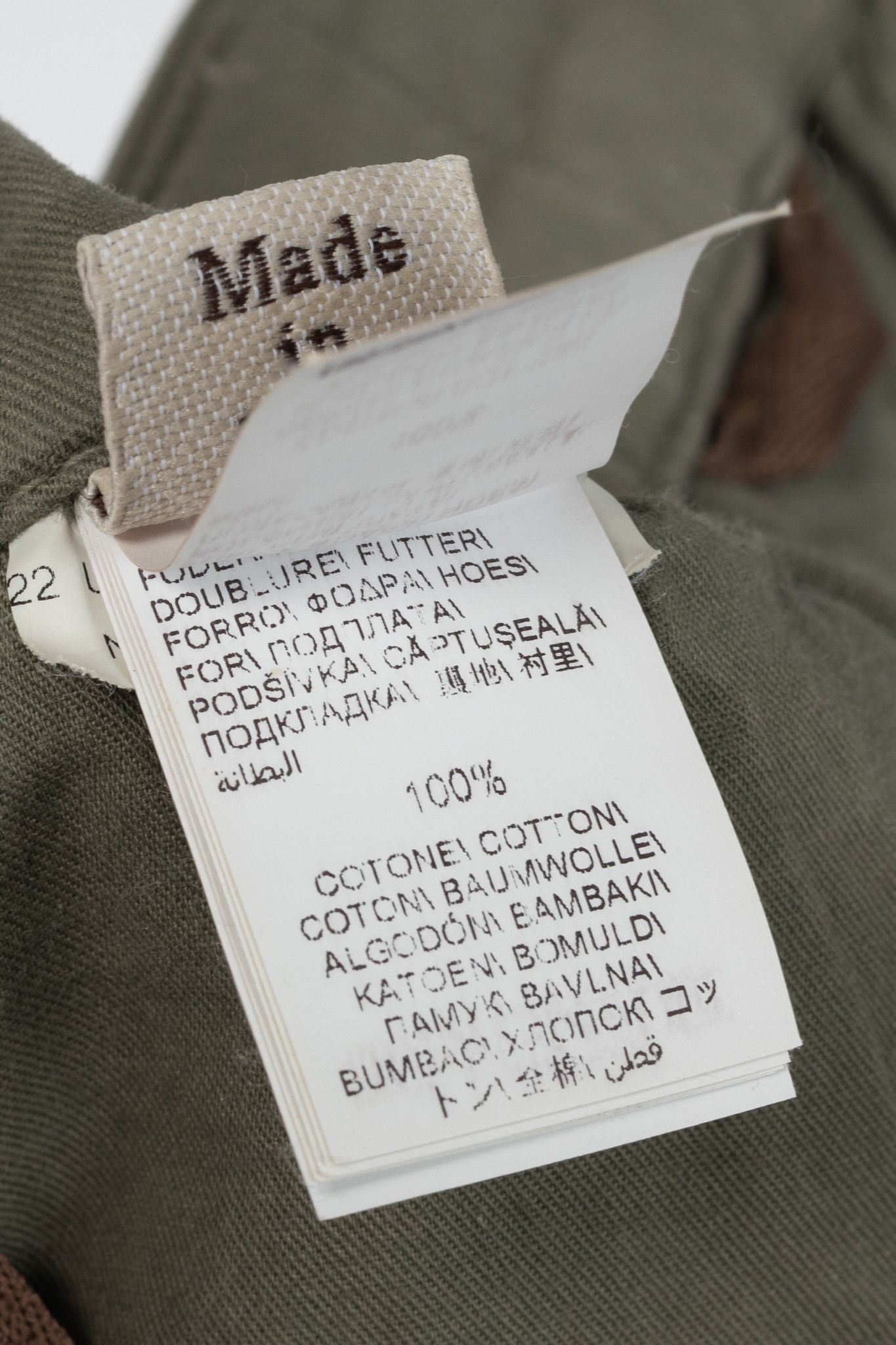 Brunello Cucinelli Brunello Cucinelli AW22 Cotton Monili Pleated Tapered Pants Size 27" / US 4 / IT 40 - 12 Thumbnail