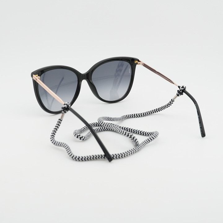 Missoni M Missoni MMI 0119/S 0807 9O Sunglasses Black/Gold Cat Eye Size ONE SIZE - 2 Thumbnail