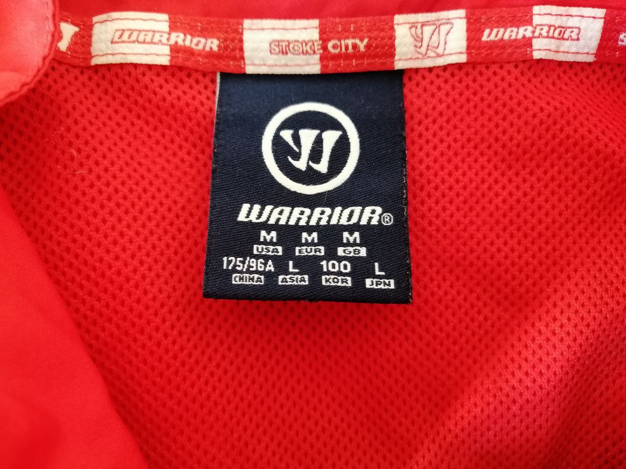 Warrior Stoke City Training Jacket With Zipped Red Size US M / EU 48-50 / 2 - 5 Thumbnail
