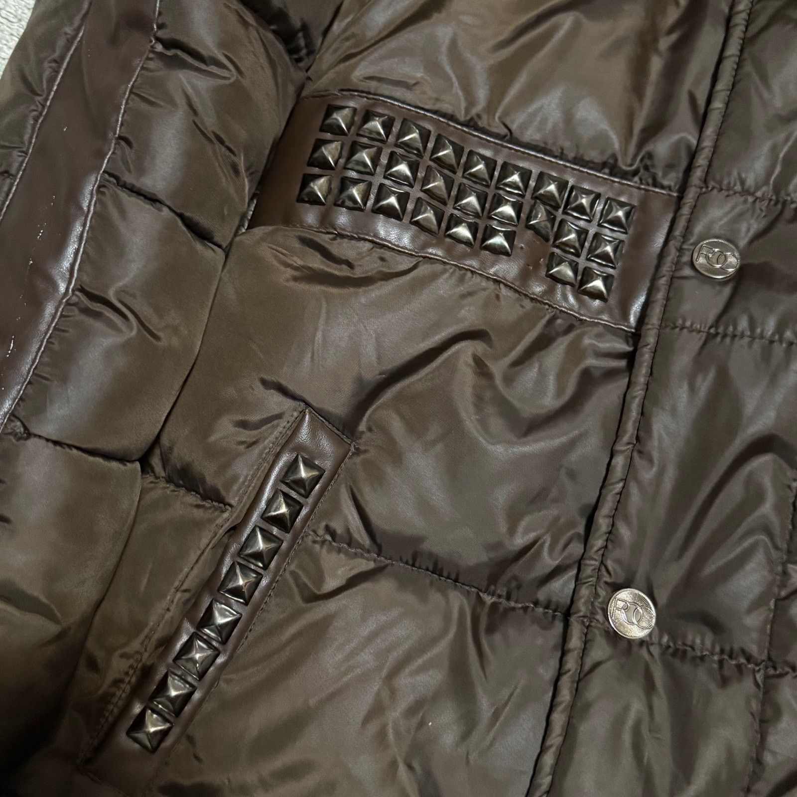 Rocawear Rocawear Faux Fur Hood Puffer Jacket Size XL Mocha Brown Y2K Size XL / US 12-14 / IT 48-50 - 7 Thumbnail