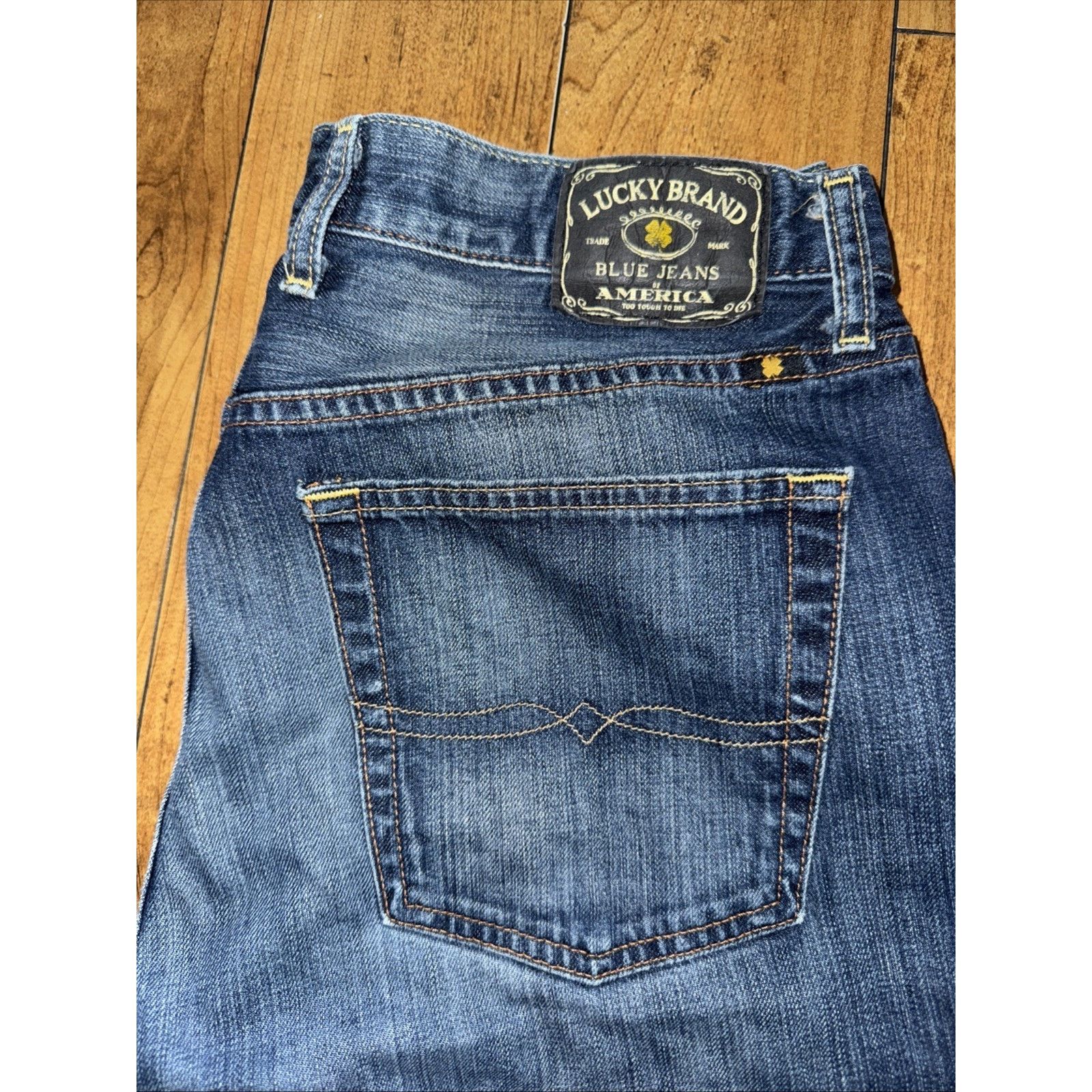 Lucky Brand Lucky Brand Blue Jeans 181 Jean 34x35 Measured Size US 34 / EU 50 - 2 Thumbnail