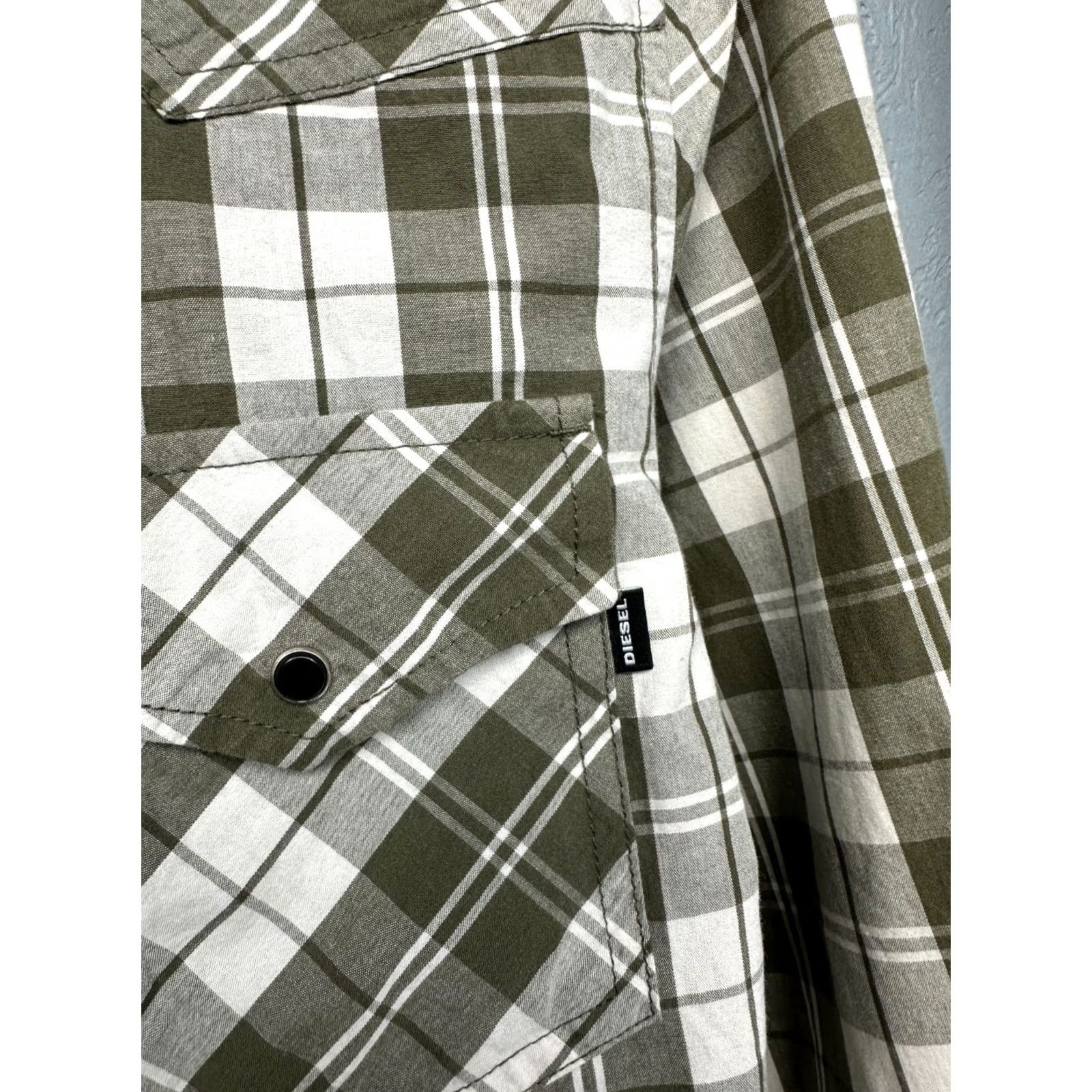 Diesel Diesel Shirt Mens Long Sleeve Plaid Size S Color Multicolor Size US S / EU 44-46 / 1 - 3 Thumbnail