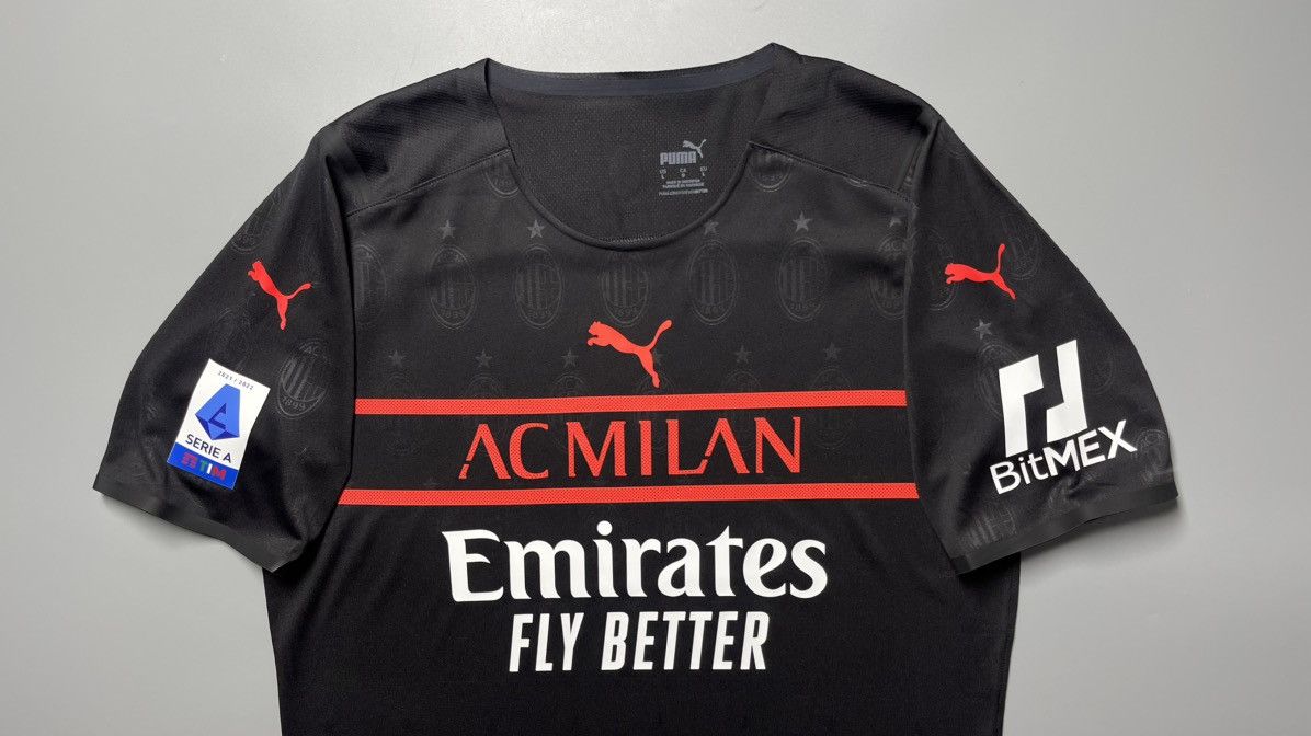 Puma AC MILAN PUMA 2021/2022 SOCCER THIRD JERSEY #11 IBRAHIMOVIC Size US L / EU 52-54 / 3 - 3 Thumbnail