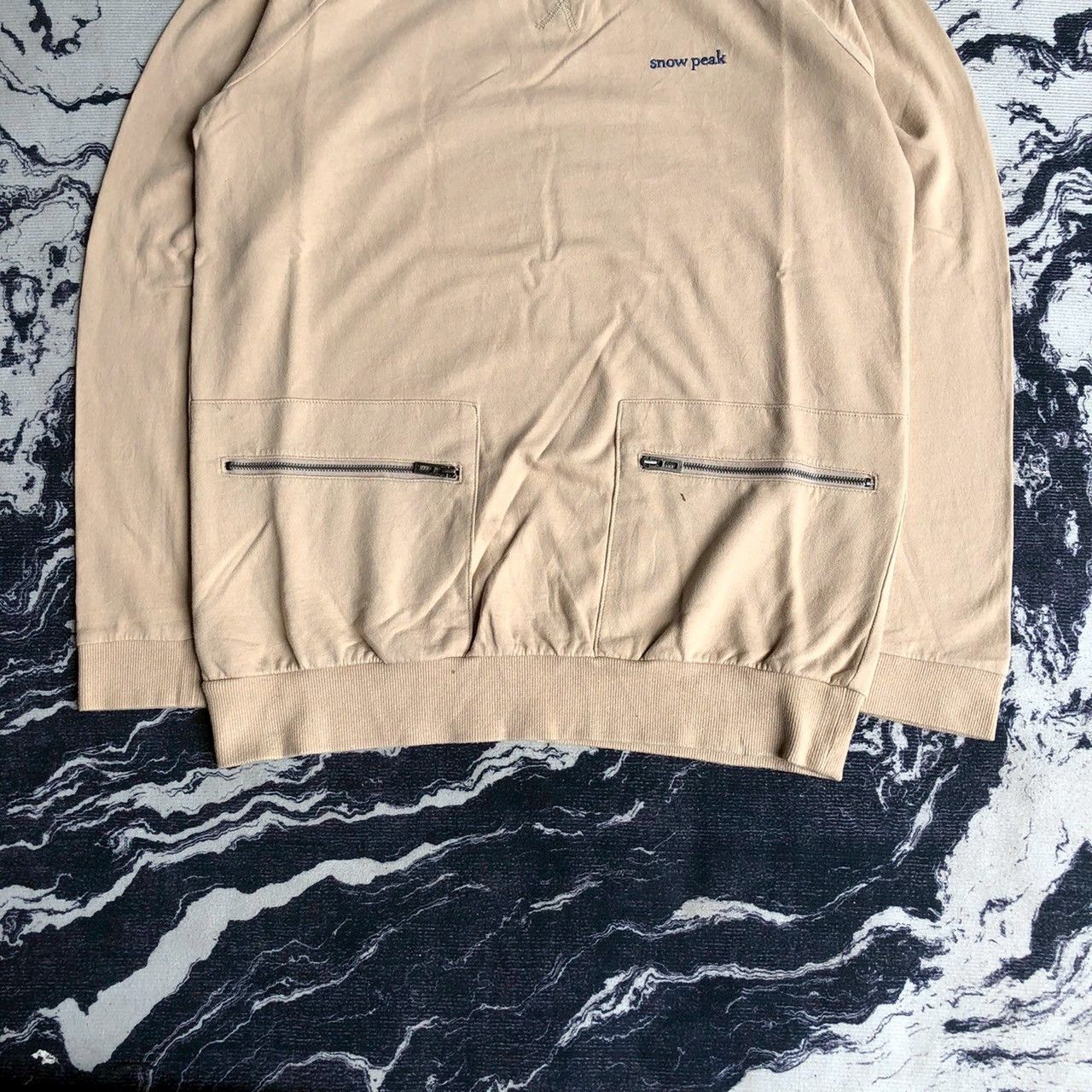 Snow Peak Snow Peak Utility Crewneck Sweatshirt Beige Size US M / EU 48-50 / 2 - 3 Thumbnail