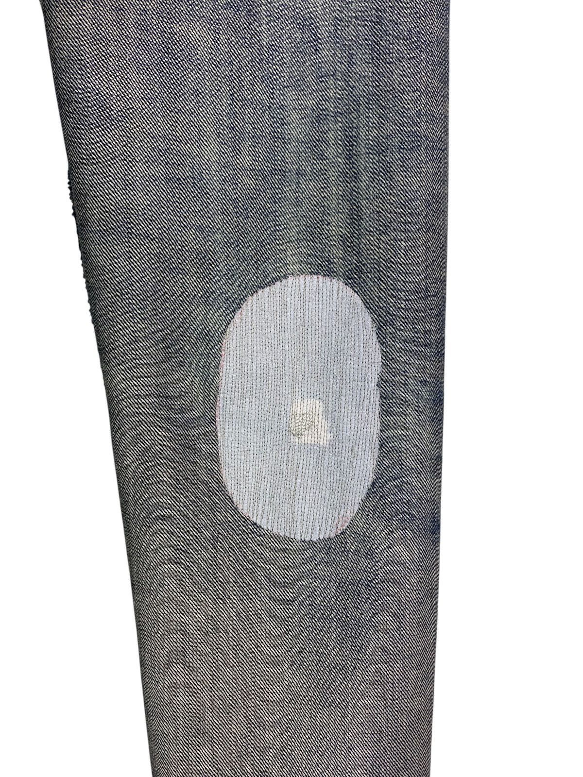 Marithe + Francois Girbaud Marithé François Girbaud Crossed Red Enamel Tape Denim Jeans Size US 30 / EU 46 - 21 Thumbnail