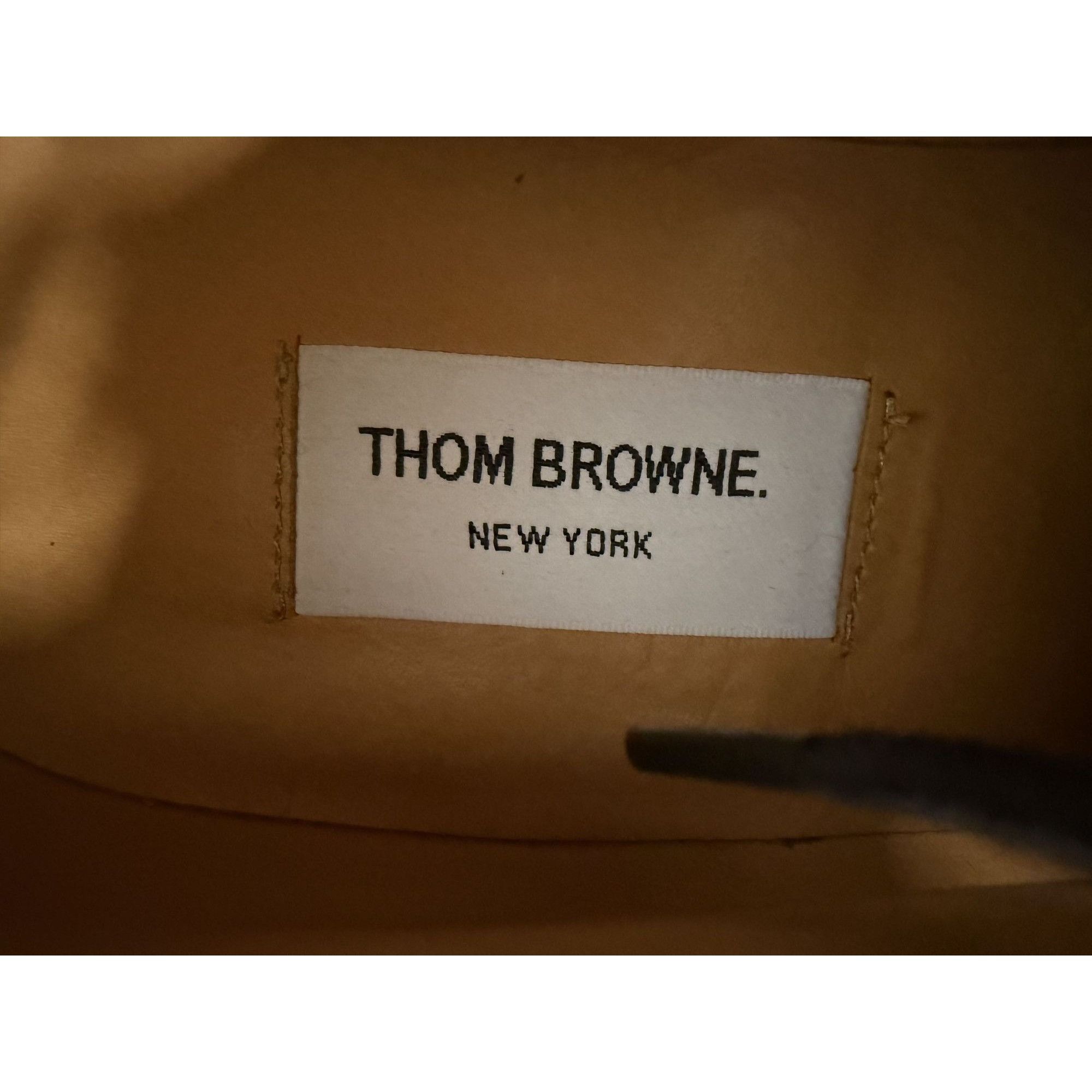 Thom Browne Thom Browne Black Pebbled Leather Wingtip Brogues Made In En Size US 8 / EU 41 - 4 Thumbnail