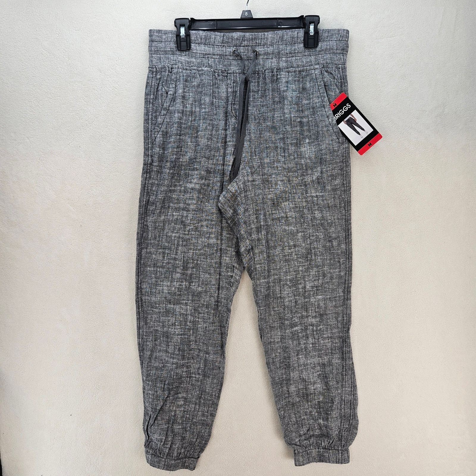 Other BRIGGS WOMEN'S MEDIUM GRAY LINEN PANTS NWT Size 32" / US 10 / IT 46 - 1 Thumbnail