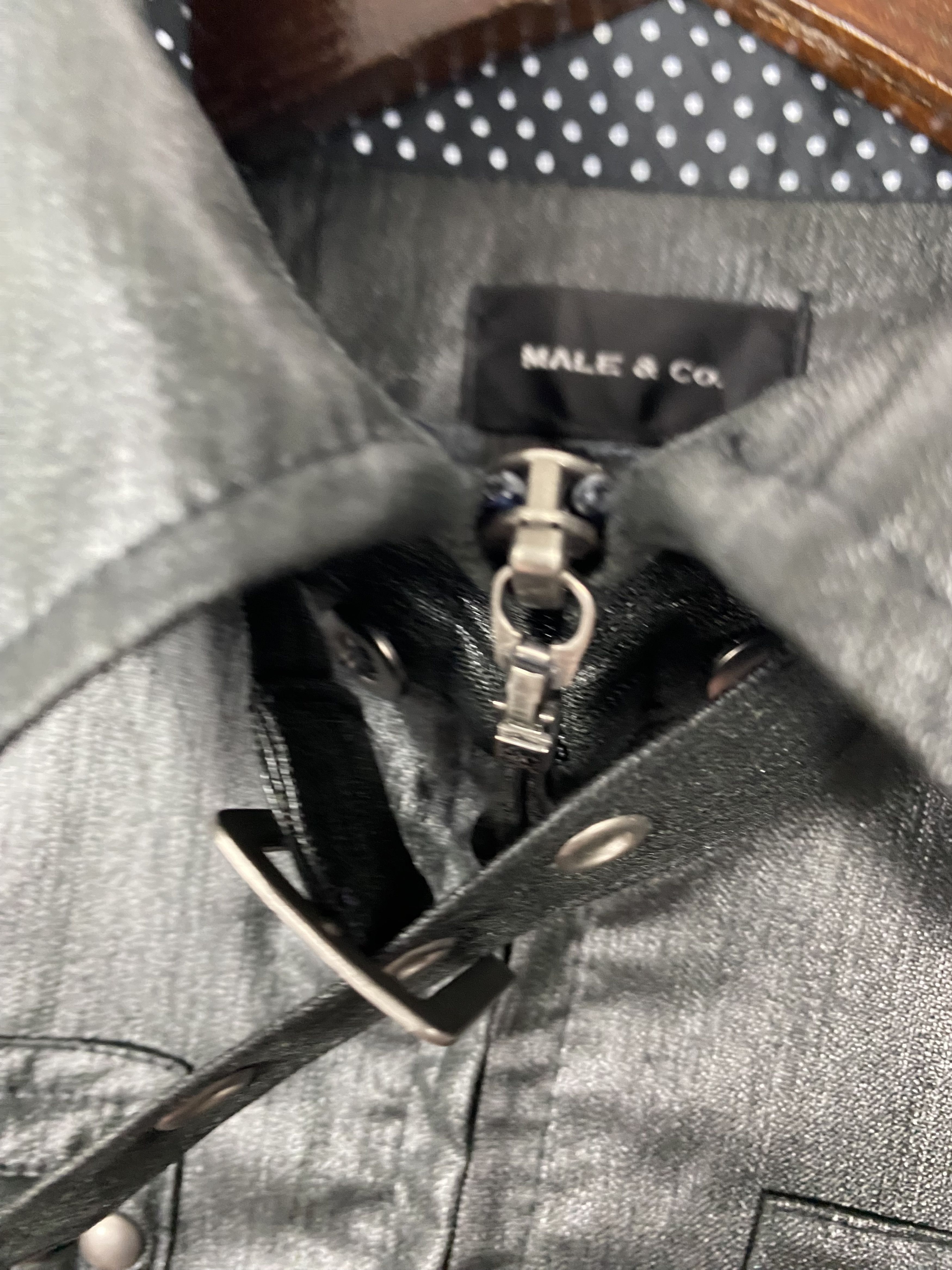 Japanese Brand Vintage Male & Co. Japanese Brand Faux Leather Long Jacket Size US M / EU 48-50 / 2 - 3 Thumbnail
