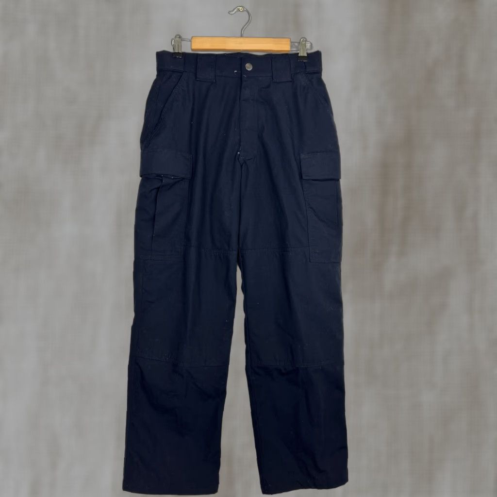 Vintage 5.11 Tactical Taclite TDU Professional Pants, Pants, Men, M, 30x28, Blue, Cargo, Relaxed, Regular, 5.11 Tactical, Taclite, TDU, Professional, Pants Size US 31 - 1 Thumbnail