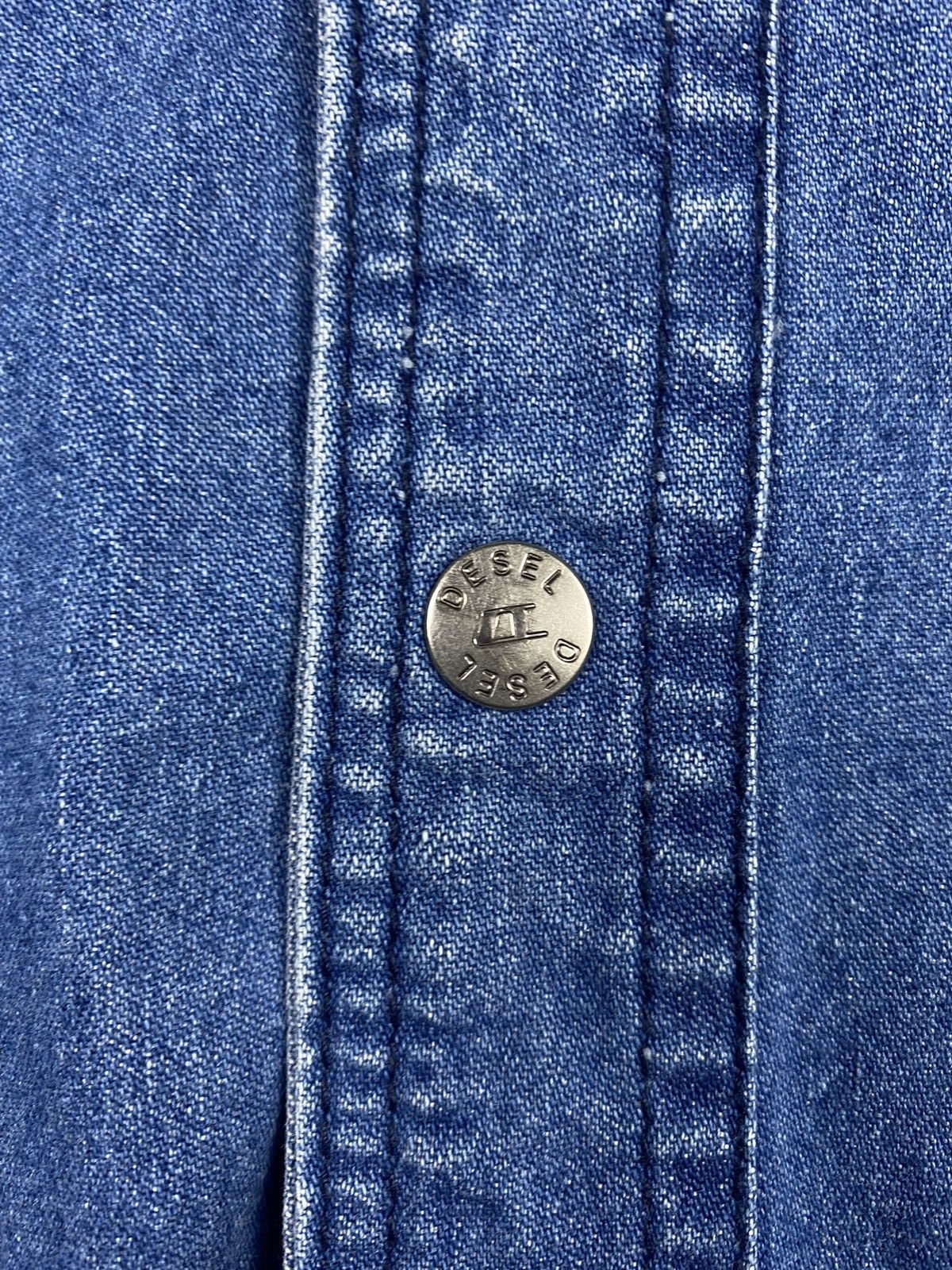 Other Vintage Bootleg Diesel Style Denim Shirt Western Workwear Size US L / EU 52-54 / 3 - 10 Thumbnail