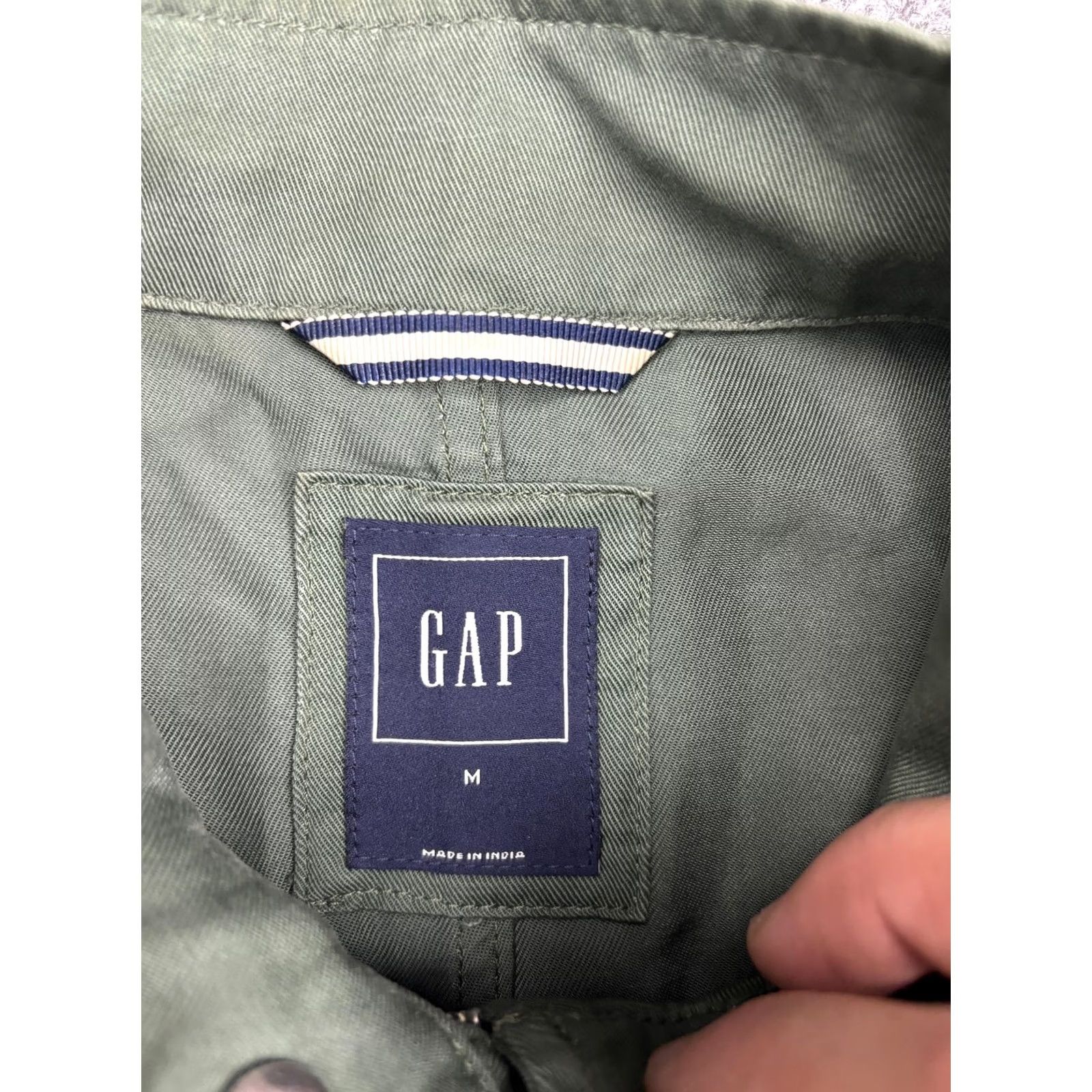 Gap GAP Vest Womens Medium Green Utility Cargo Sleeveless Zip Front Pockets Lyocell Size M / US 6-8 / IT 42-44 - 2 Thumbnail