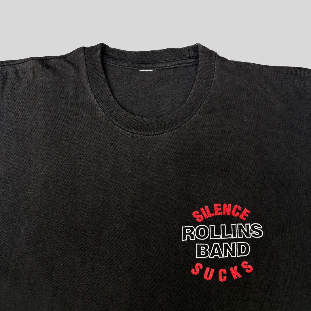 Band Tees Rollins Band 1990s 97 Silence Sucks Vintage Concert T-Shirt Size US XL / EU 56 / 4 - 4 Thumbnail