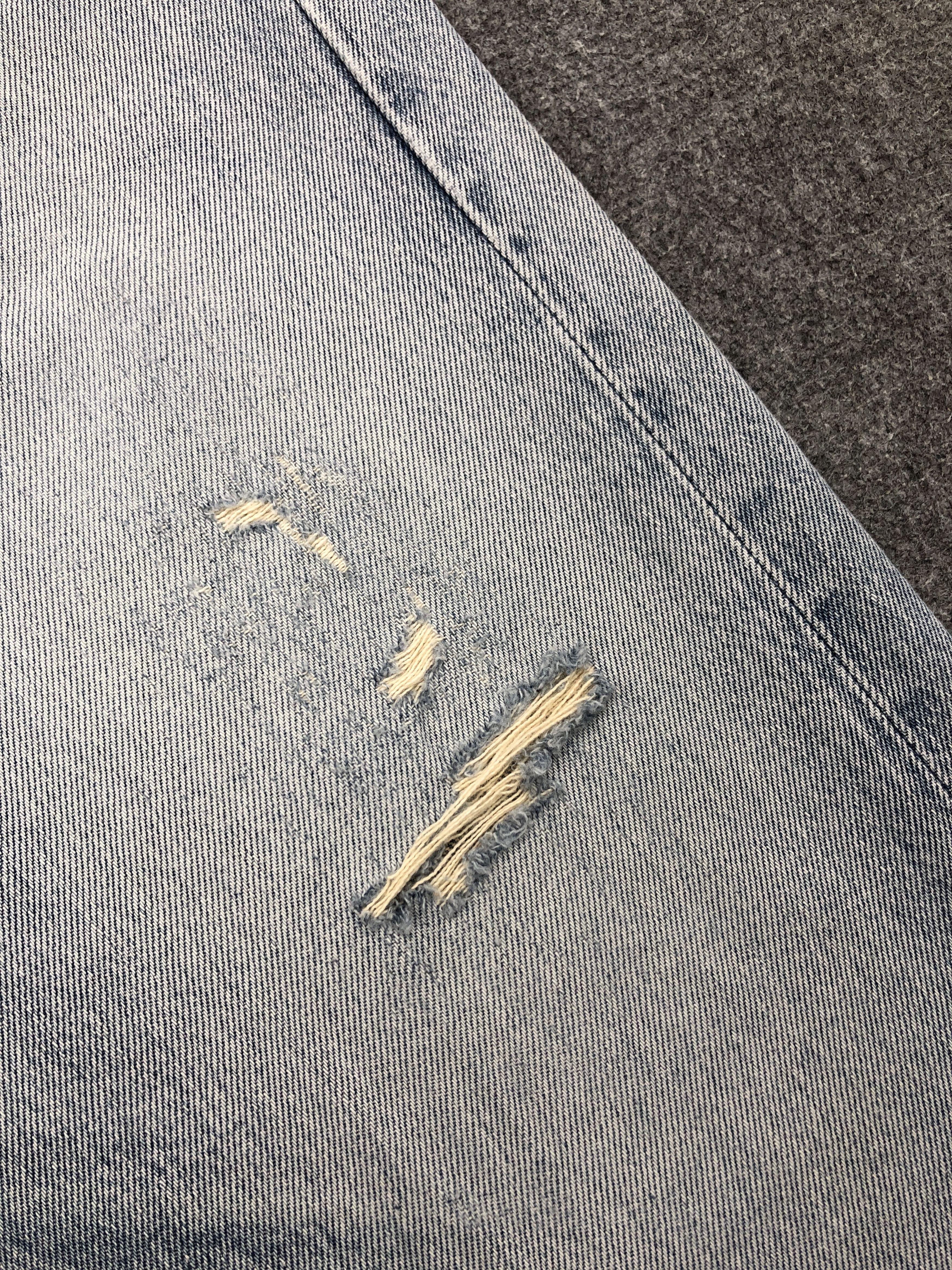 Levi's × Vintage Vintage Levis 90s 501 Light Washed Denim Jeans Size US 32 / EU 48 - 10 Thumbnail