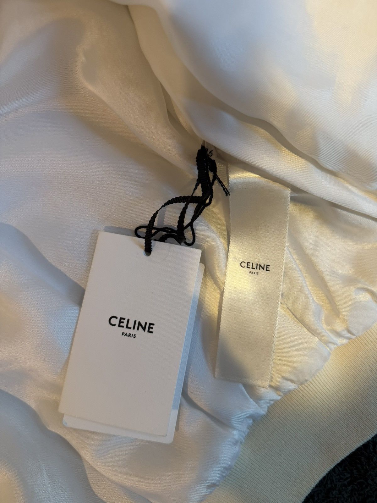 Celine SS24 Celine Striped Cropped Nylon Puffer Size XS / US 0-2 / IT 36-38 - 14 Thumbnail