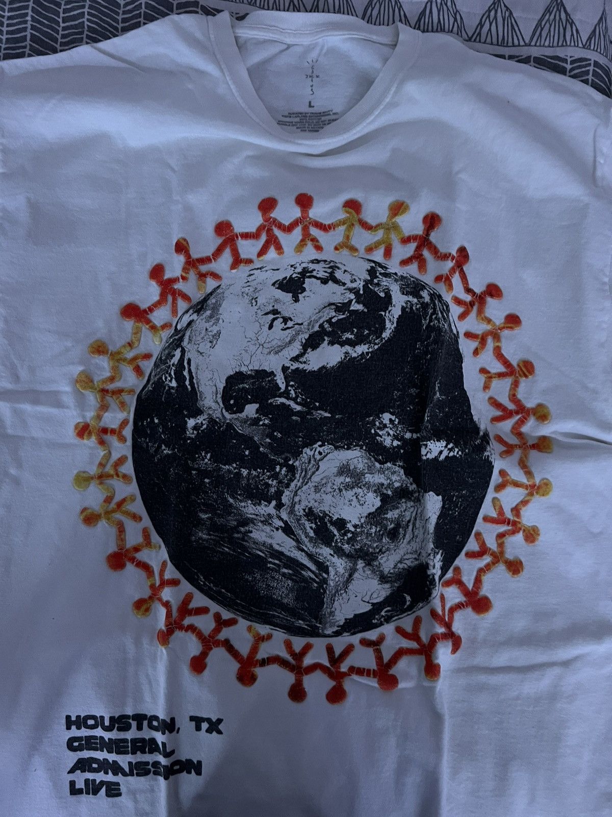 Travis Scott × Vintage Travis Scott Astroworld tee Size US L / EU 52-54 / 3 - 1 Thumbnail