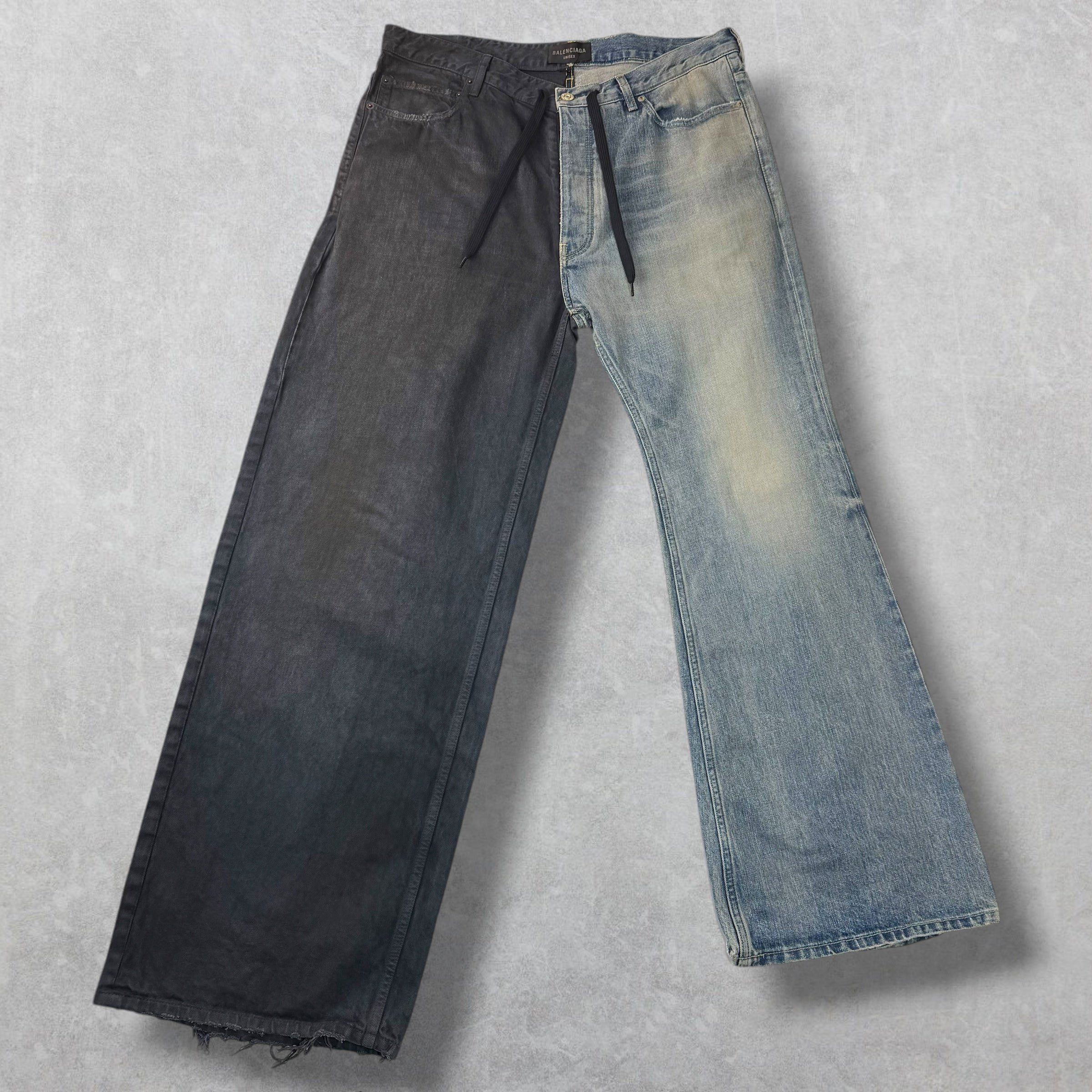 Balenciaga Balenciaga 50/50 Blue Jeans M (34) Size US 38 / EU 54 - 1 Thumbnail