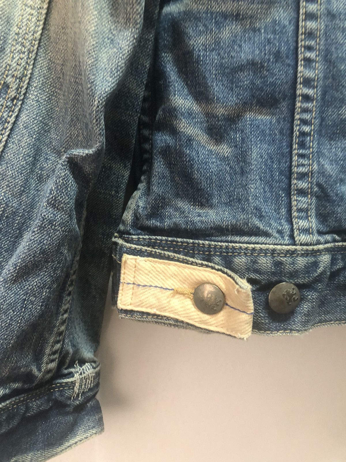 Paul Smith × R.Newbold R NEWBOLD Denim Jacket Distressed Patchwork Size US L / EU 52-54 / 3 - 10 Thumbnail