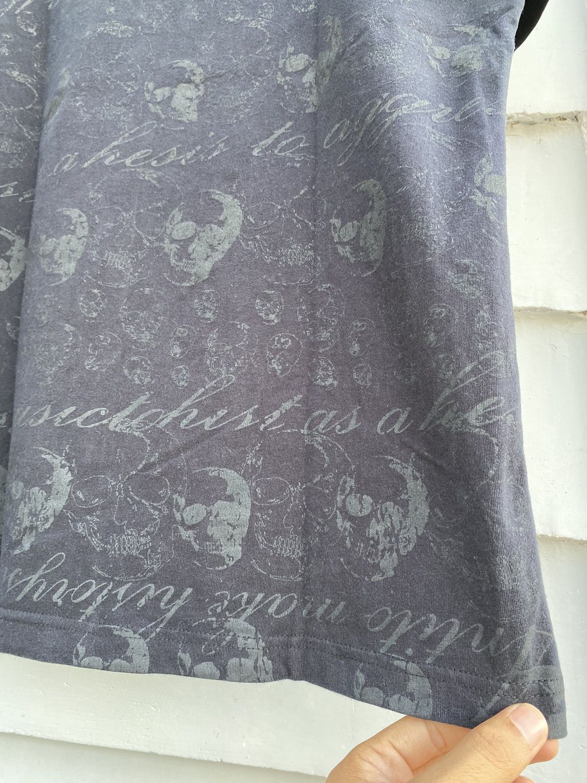 If Six Was Nine Osaka BIG TRAIN Japanese Punk Masterpiece Skull Diamond AOP Size US M / EU 48-50 / 2 - 15 Thumbnail