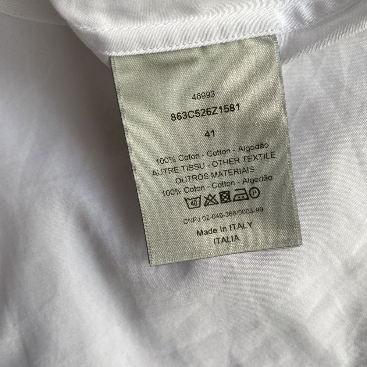 Dior Dior Homme Panel Shirt Size US M / EU 48-50 / 2 - 7 Thumbnail