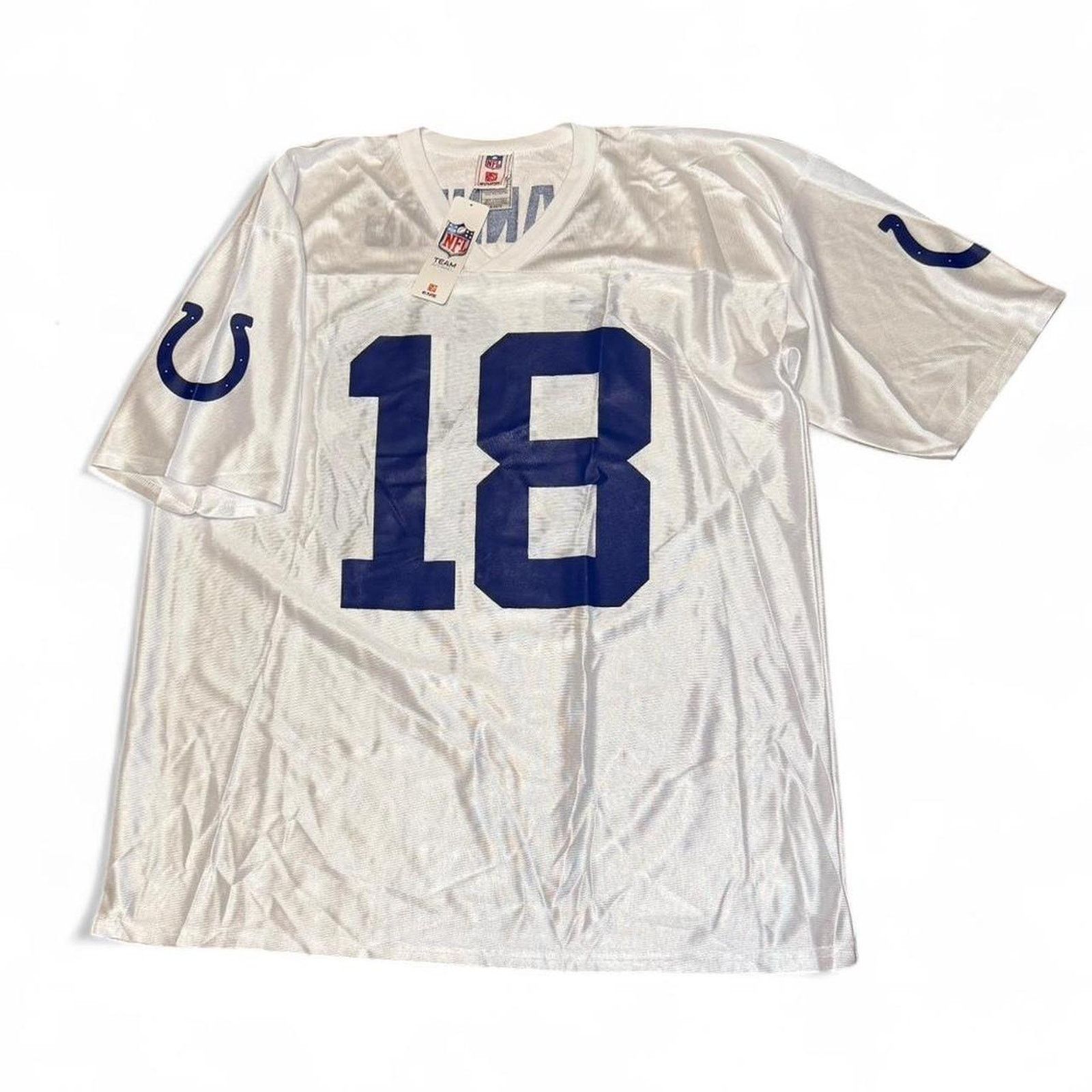 NFL × Vintage Vintage y2k Peyton Manning Indianapolis Colts Jersey Size US XL / EU 56 / 4 - 2 Thumbnail