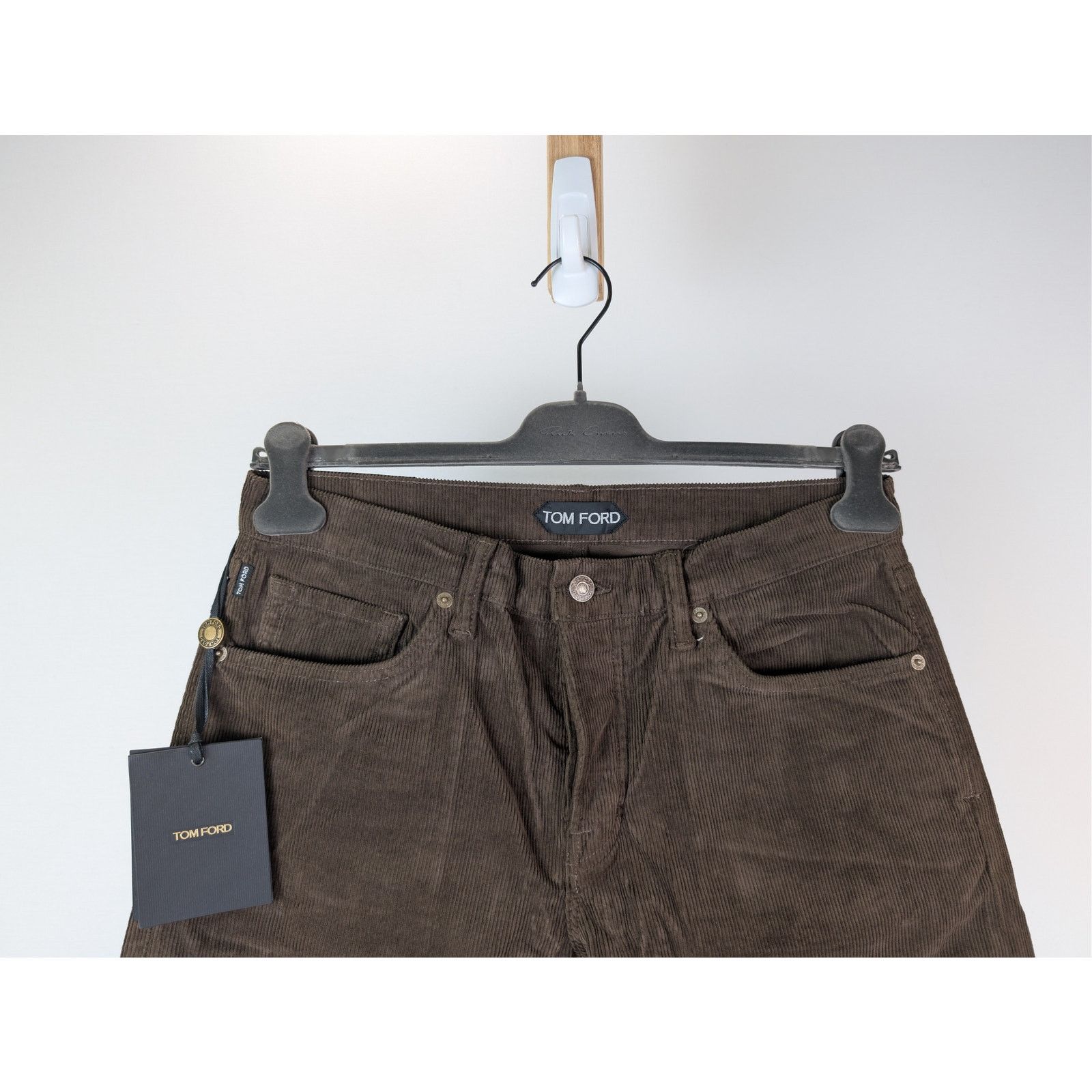 Tom Ford o1rshd1 Slim Fit Denim Jeans in Charcoal Size US 32 / EU 48 - 3 Thumbnail