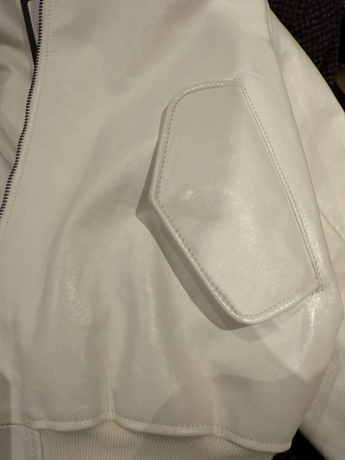 Raf Simons Raf Simons SS23 Leather Bomber Size US XS / EU 42 / 0 - 6 Thumbnail