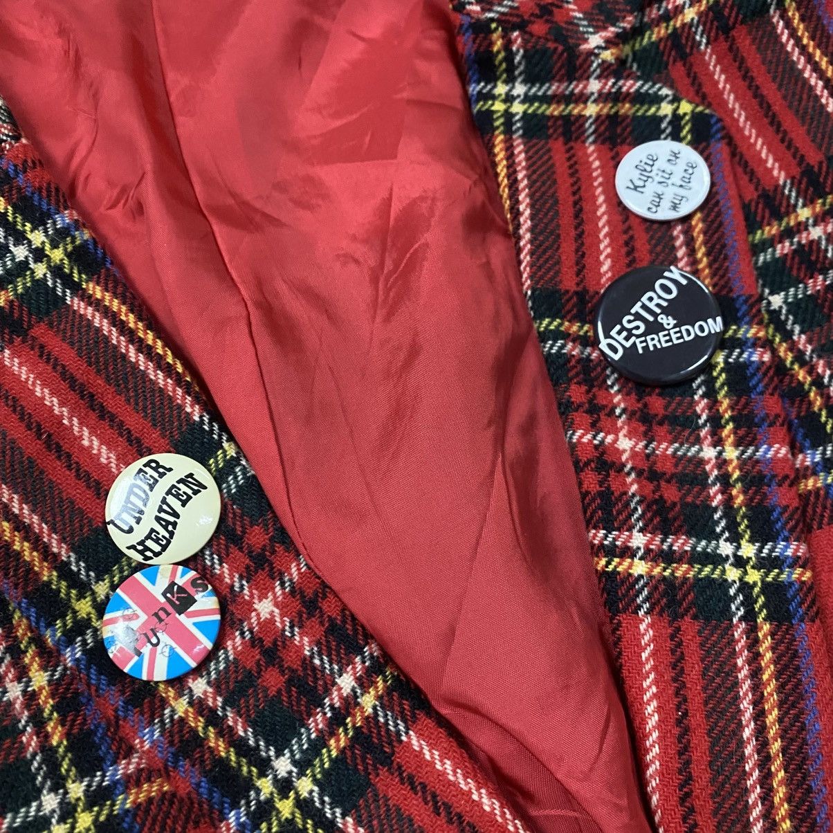 Seditionaries Punk style tartan wool jacket inpired seditionaries Size US M / EU 48-50 / 2 - 8 Thumbnail