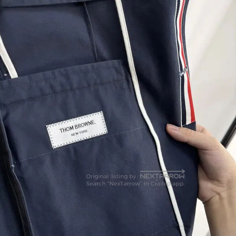 Thom Browne Thom Browne Men's Long Sleeve Navy Coat . Size US S / EU 44-46 / 1 - 6 Thumbnail
