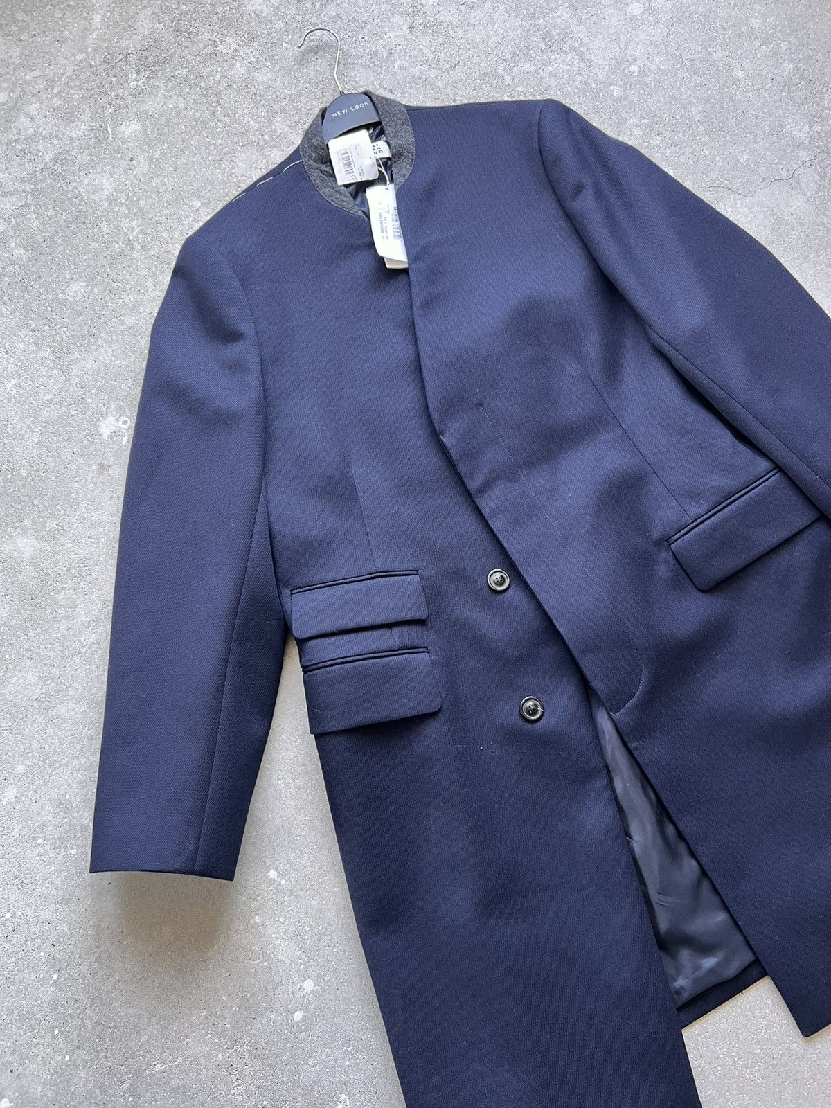 Maison Margiela NWT Maison Margiela Collarless Wool Cavalry Coat Size US L / EU 52-54 / 3 - 6 Thumbnail