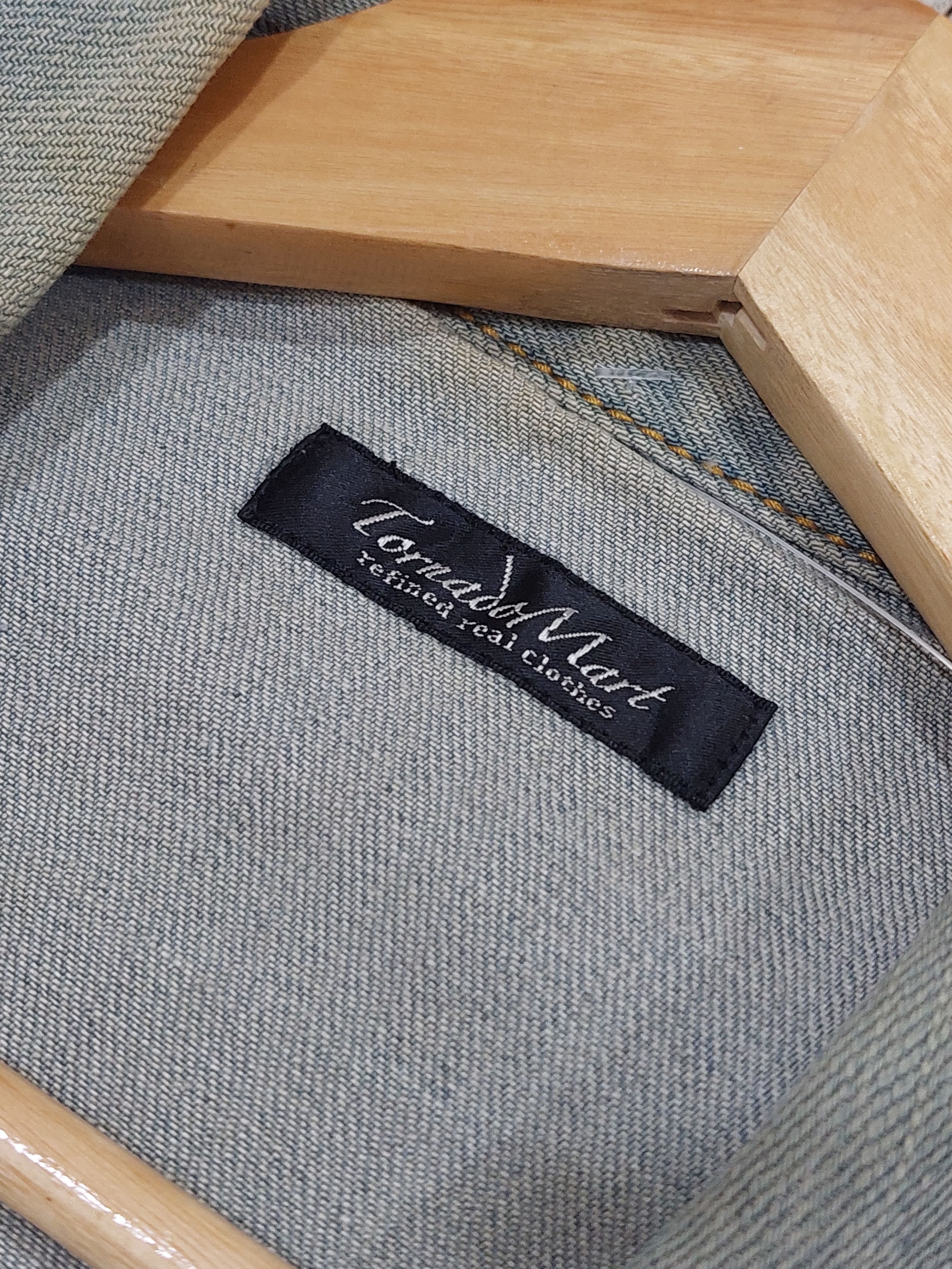 If Six Was Nine × Tornado Mart Tornado Mart Denim Button Shirt Jacket Size S / US 4 / IT 40 - 9 Thumbnail