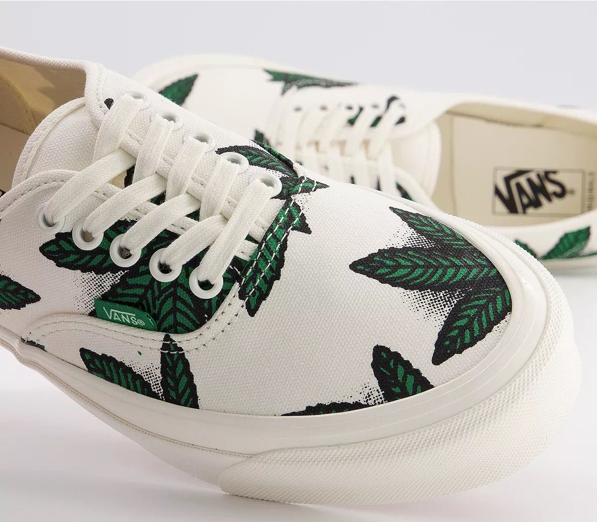Vans VANS OG Authentic LX Sweet Leaf "420" White/Green Size US 10 / EU 43 - 4 Thumbnail