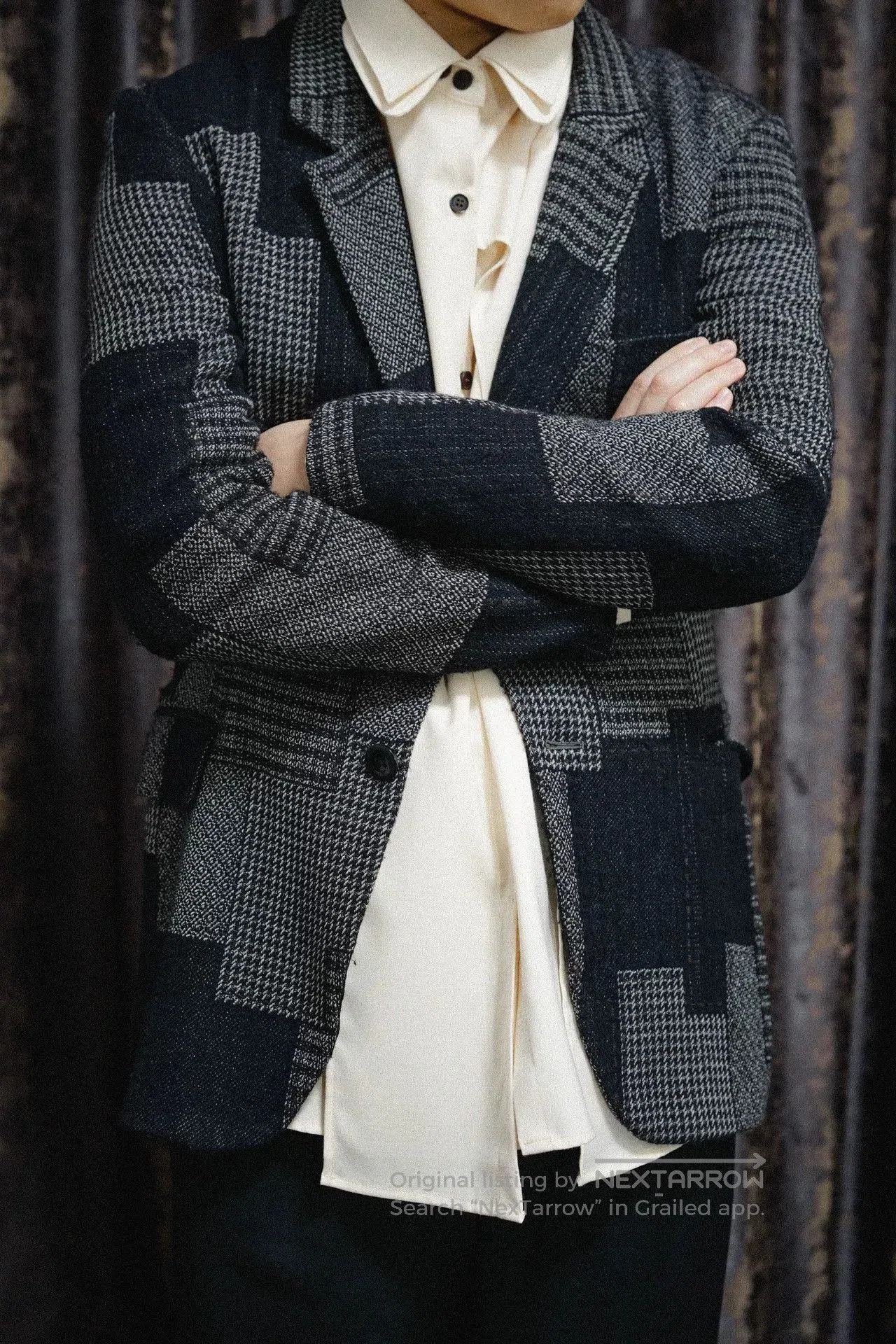 Yohji Yamamoto yohji yamamoto patchwork wool blazer. Size US S / EU 44-46 / 1 - 4 Thumbnail