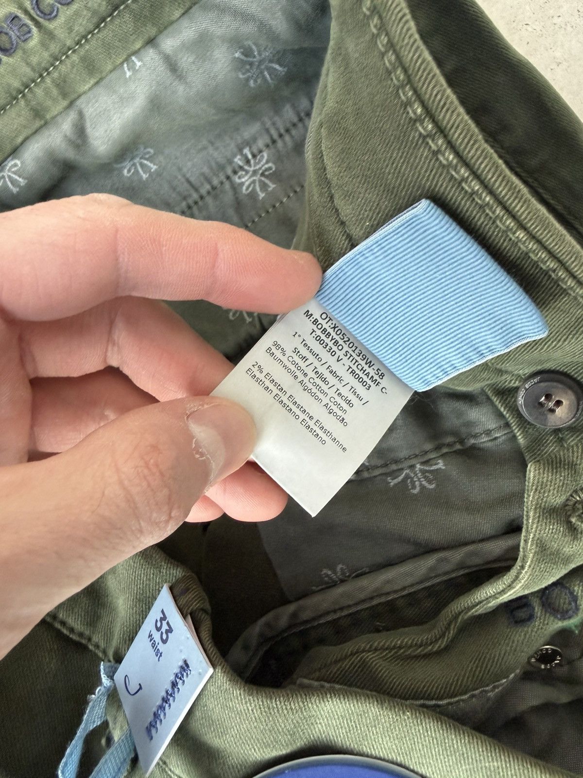 Jacob Cohen JACOB COHEN Comfort Bobby Chino Pants Size US 33 - 6 Thumbnail
