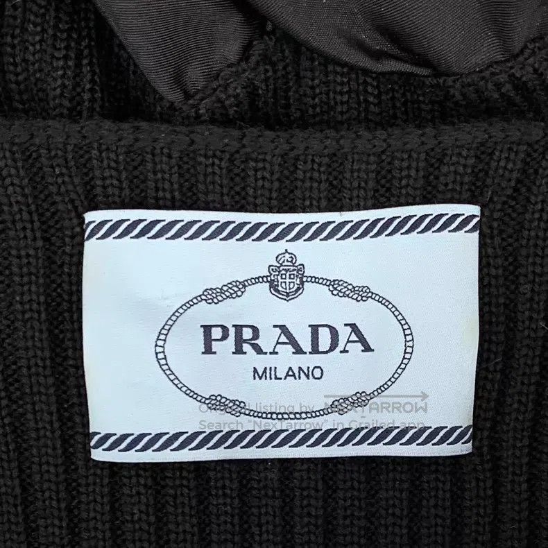 Prada Prada Black wool round-neck short-sleeved knitted stitchin Size XS / US 0-2 / IT 36-38 - 5 Thumbnail